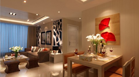 婚房家具摆放技巧：客厅别乱塞！先把动线理清，卧室做个隔断，成本不超1.5万