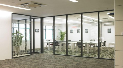 上海办公室隔断墙这样设计，空间瞬间翻倍！